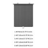 Automotive Sunshade Universal with Reinforced Metal Rods Stops Glares Collapsible Car Window Sun Protector for Travel