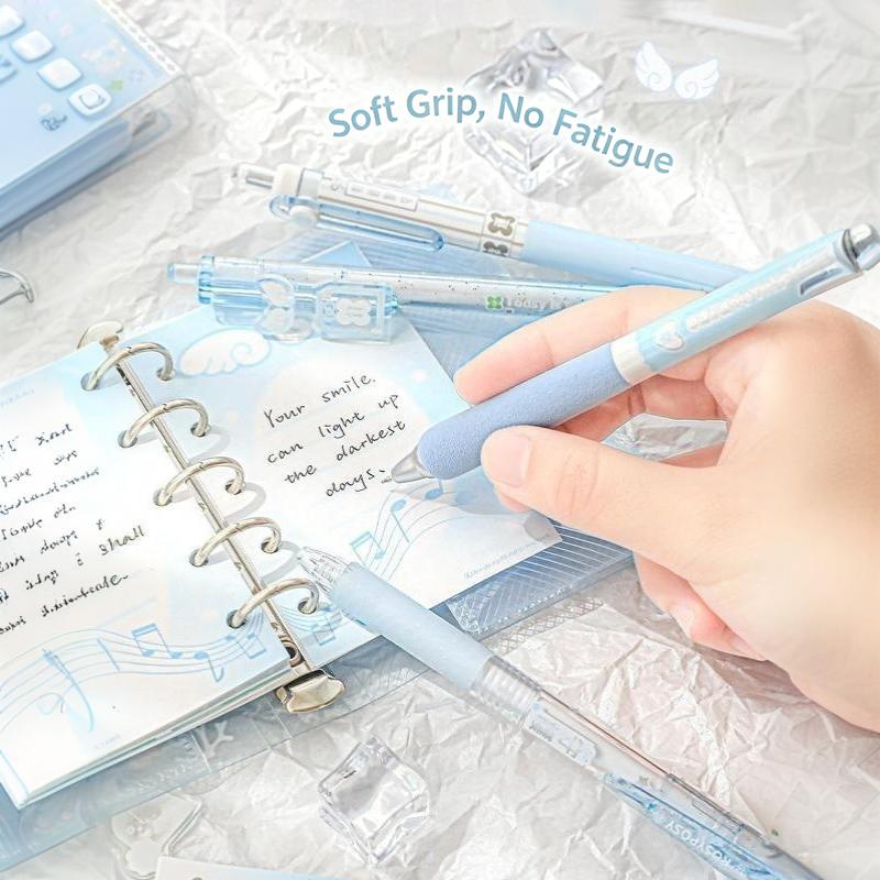 4Pcs/Set Japanese Cute Ins Inspired Scented Gel Pens Instant Dry 0.5Mm Smooth Ink For Exam Writing Sweet Aesthetic Pastel Pens