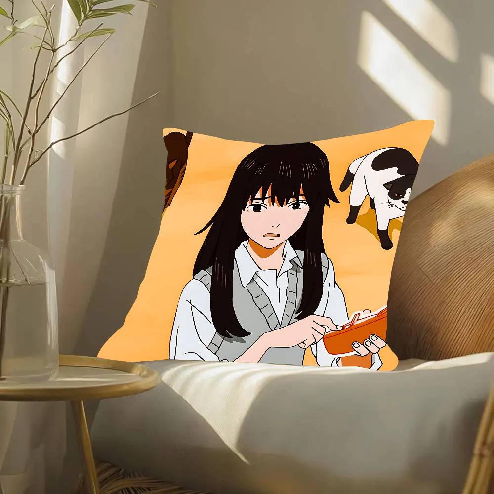 Anime Sonny Boy Pillow Case Fashion Square Pillowcase Bedroom Sofa Room Ins Decoration Leisure