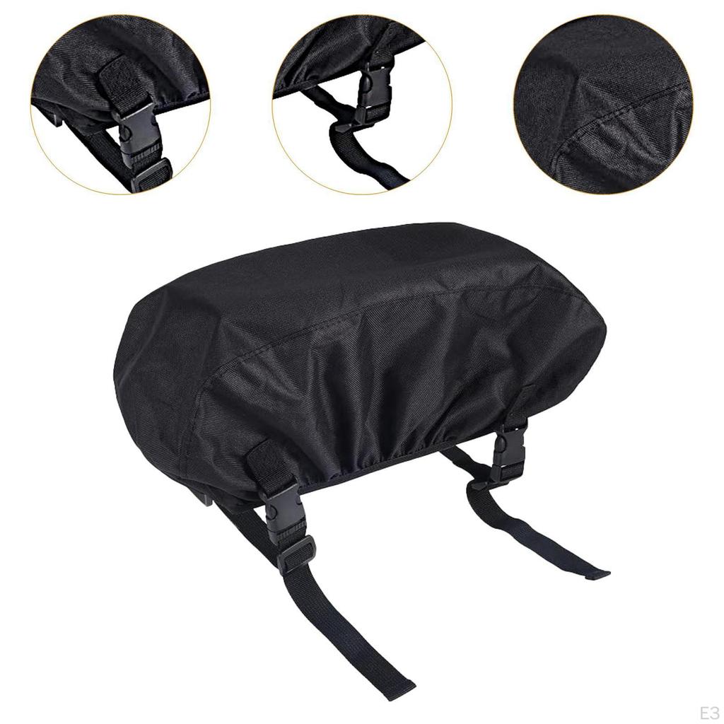 Car Winch Cover Accessory Adjustable Straps with Buckles Waterproof Tear Resistant Oxford Cloth