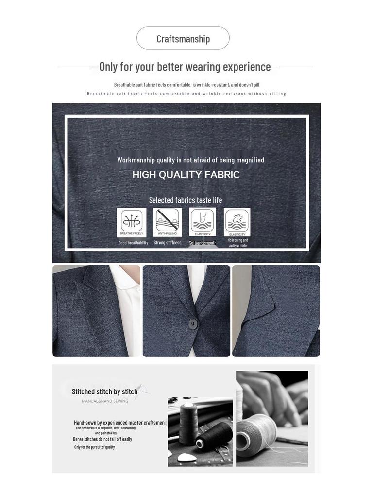 Women's Professional Winter Suit: Formal Office & Hotel Manager Skirt Workwear for Jewelry Store & Beauty Salon.