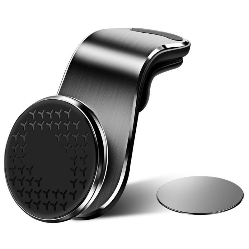 Installation of Magnetic Car Mount for Car Air Outlet, Phone Holder, Air Conditioning Port, Magnet Holder, Strong Magnetic