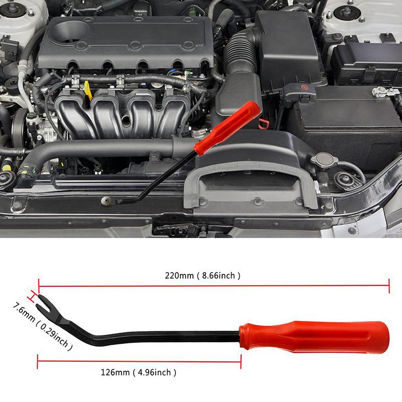 Universal Car Nylon Rivet Clips - 120pcs Mixed Assortment