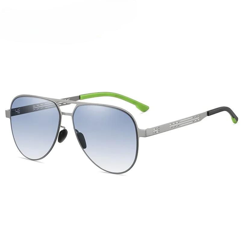 Men's Driving Sunglasses New Fashion Luxury Brand Design Metal Frame UV-resistant Eyeglasses High Quality Eye Protection
