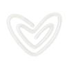 9pcs Big Size Heat Transfer Bookmark Acrylic DIY Pattern Paper Clip  Student