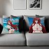 Anime R-Rias-Gremory Pillowcase 45x45cm Cute Pillowcase Living Room Sofa Cushion Cover Bedroom Home Decoration Children's Gift