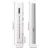 Super Waterproof Mascara, Sweatproof and Long-lasting with Curling Effect and Lengthening Effect, Prevents Smudging and Settling