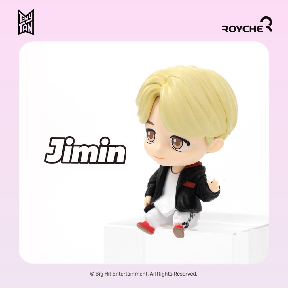 2p Set) Tinytan X Royche Monitor Figure Official BTS Goods from Bighit / Plastic Doll