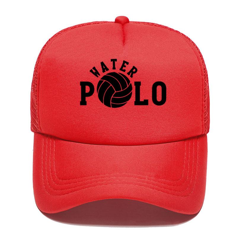 New Waterpolo Player Print Casual Women Unisex Unisex Summer Parentchild Hats Mesh Visor Outdoor Sun Hat