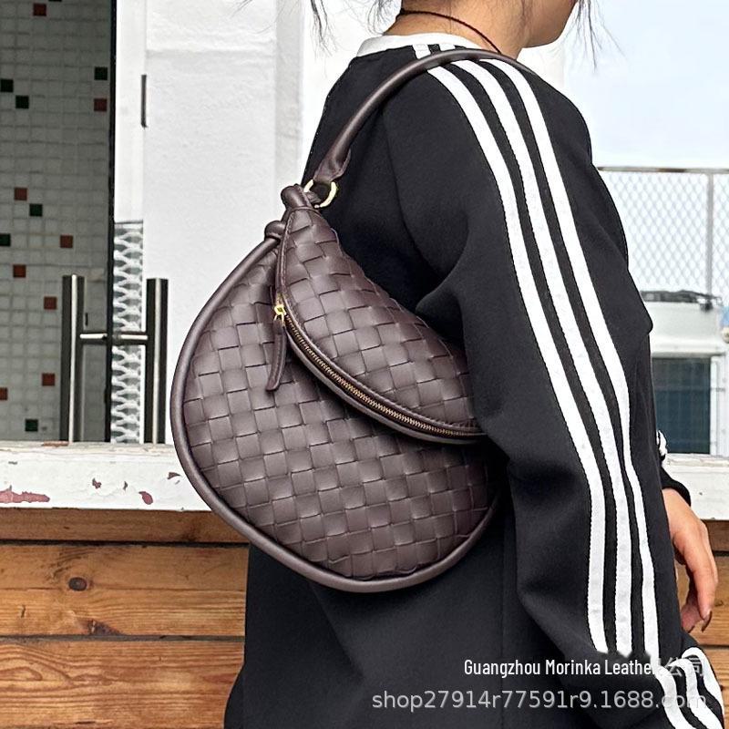 Премиальная кожаная сумка-близнец ручной работы для женщин