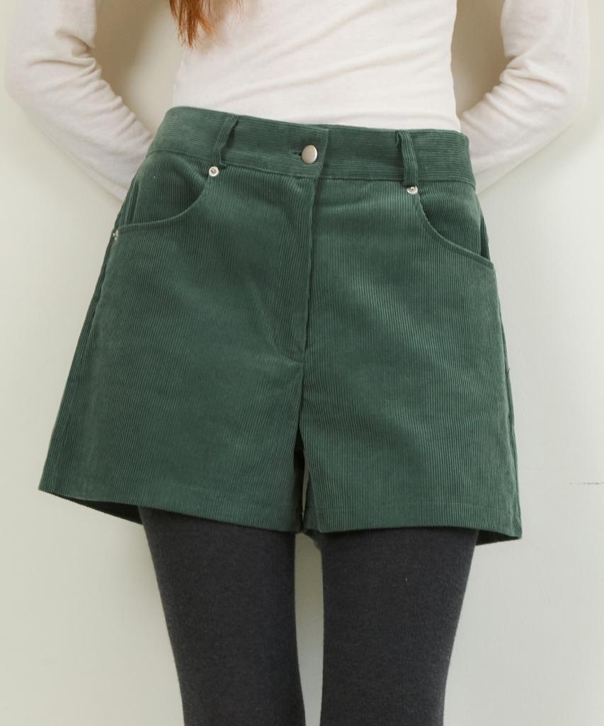 Wednesday Oasis For Woman Four Seasons Corduroy Half Elastic Pants 4Color