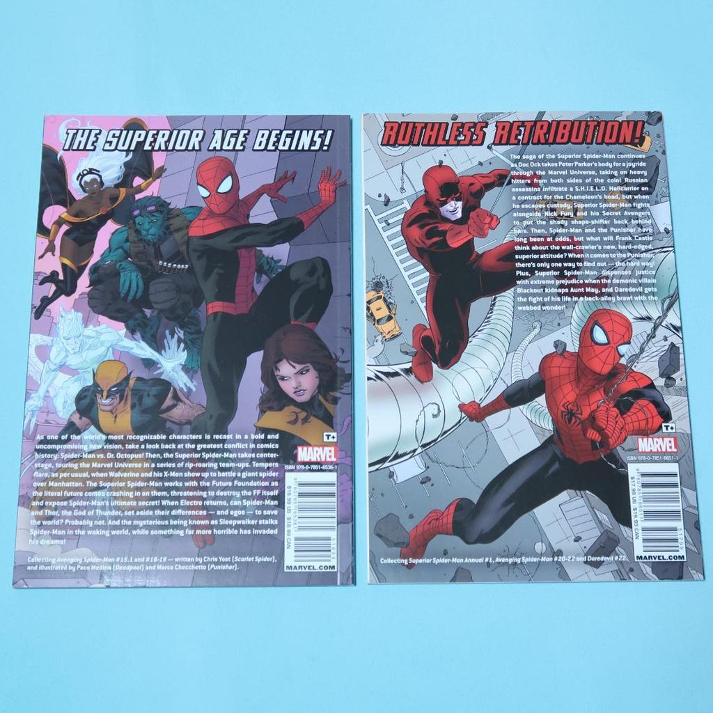 [USED] Sale! Foreign Comics Superior Spider-Man 2 Volumes Marvel
