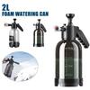 2L Hand Pump Foam Sprayer, Hand Pneumatic Foam Cannon Snow Foam Car Wash Spray Bottle Car Window Cleaning
