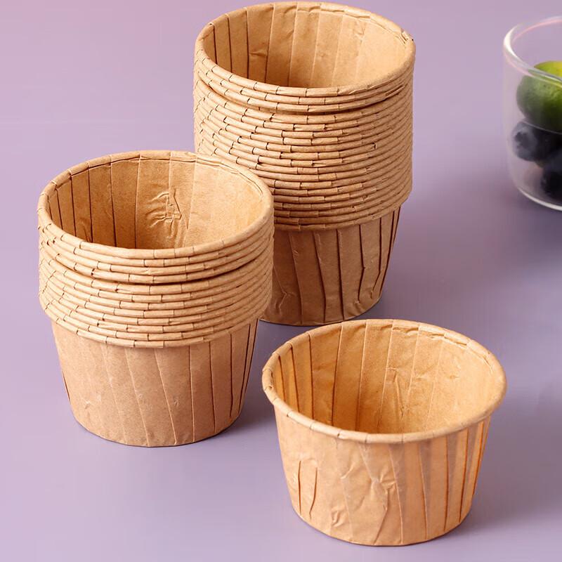 Oil-Proof Kraft Paper Muffin Cups