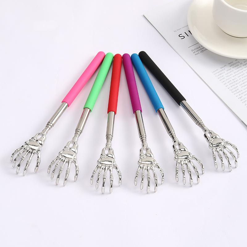 Portable Extendable Back Scratcher Stainless Steel Telescoping Back Scratcher for Both Human and Pets Extendable Back Massager