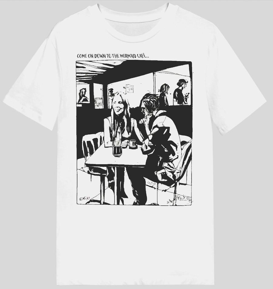 Joni Mitchell T-shirt carey blue XL