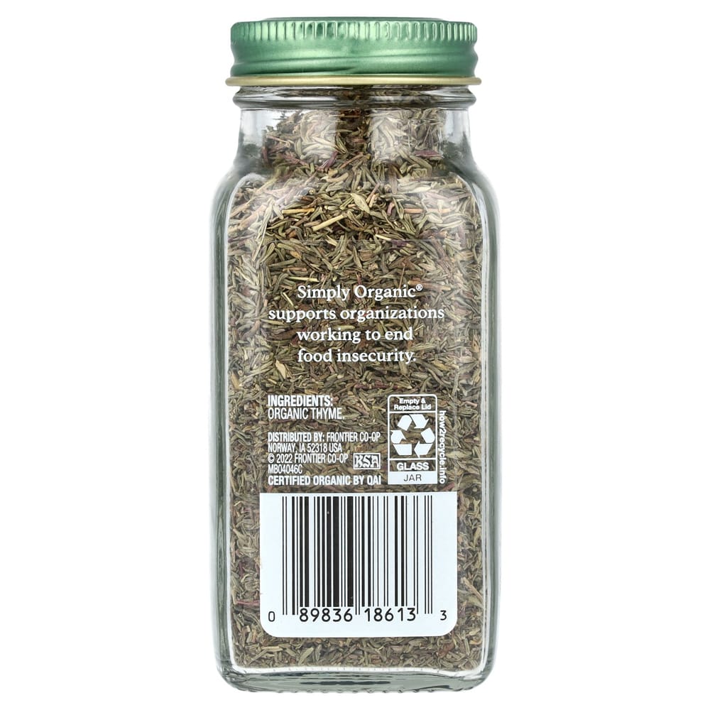 Simply Organic Thyme 0.78 oz (22 g)
