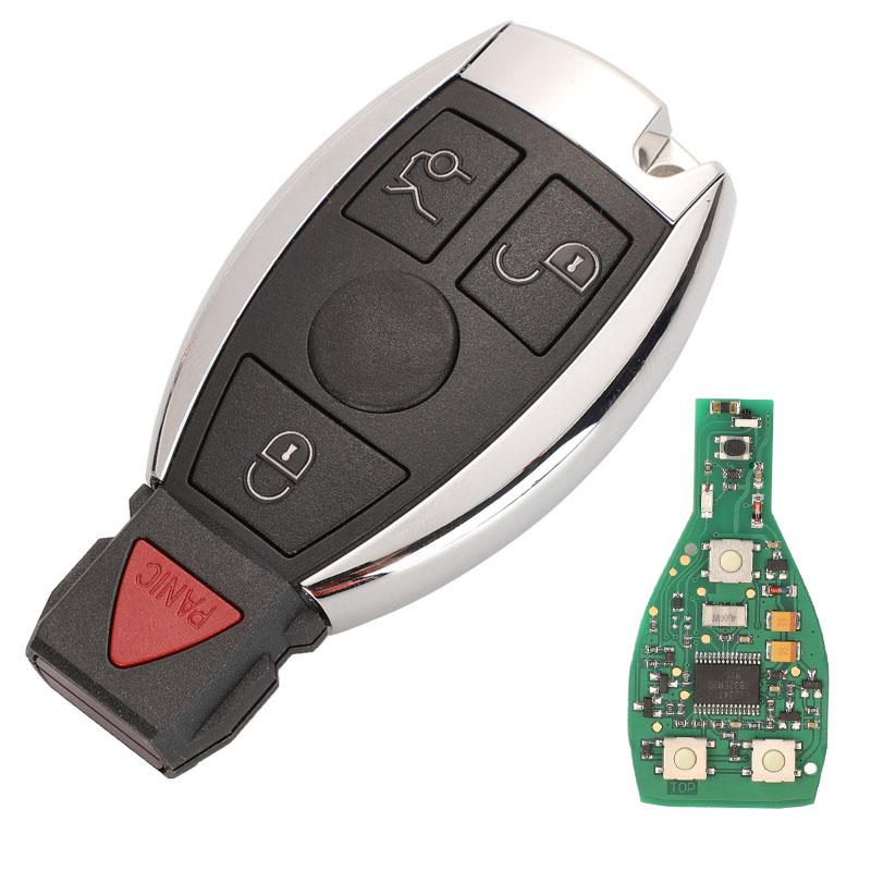 Jingyuqin Inteligentny Pilot Kluczyk Samochodowy Dla Mercedes Benz Rok 2000+ Obsługuje Oryginalny NEC i BGA 315MHz Lub 433.92MHz 3 Przyciski