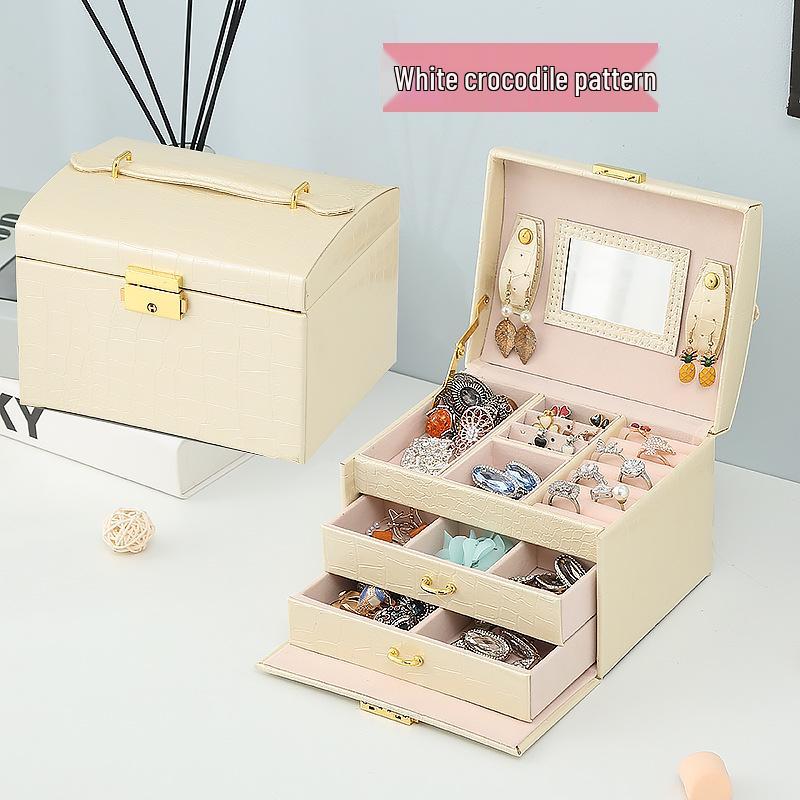 Three-Tier Jewelry and Makeup Organizer with Logo