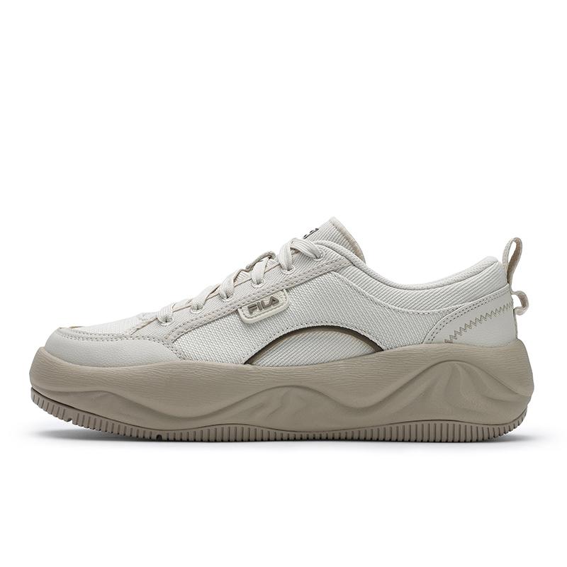 FILA Cookies Retro Series Durable Breathable Quick-Drying Lightweight Warm Low-Top Canvas Shoes Men sneaker Birch-Brown F12M522301FBI