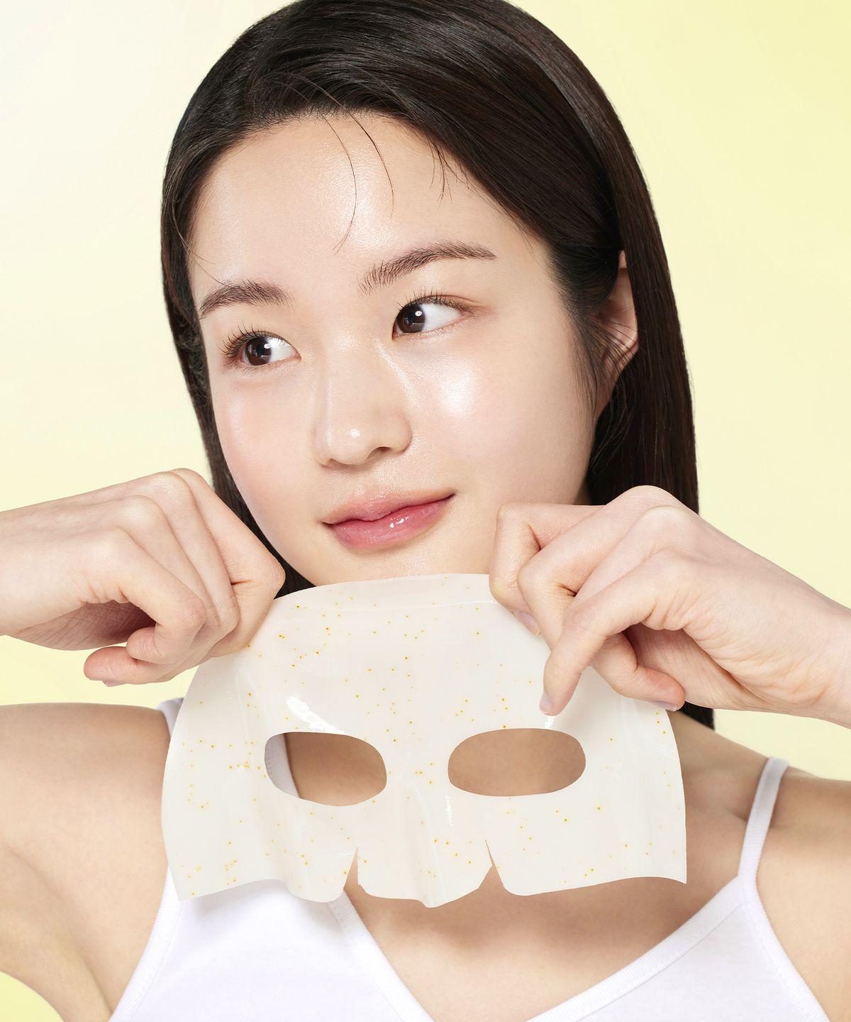 [6PACK] Goodal Gel Mask (Green Tangerine Vita C / Houttuynia Cordata - Choose 1) Green Tangerine Vita C Gel Mask (6 sheets)