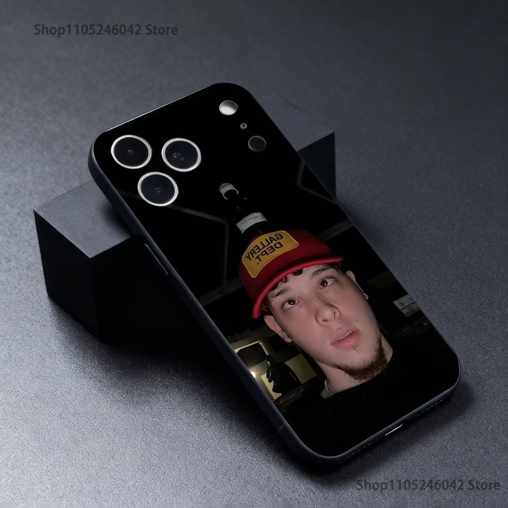 Yan Block 111 444 Rapper Phone Case For iPhone 17,16,15,14,13,12,11,Pro,XS,Max,XR,Plus,E,SE4,Mini Black Soft Cover