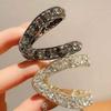 Neue Mini Strass Haarspangen Krabben Damen Haarklammer Klein Mode Koreanisch Metall Hoher Pferdeschwanz Haarnadeln Kopfschmuck Haarschmuck