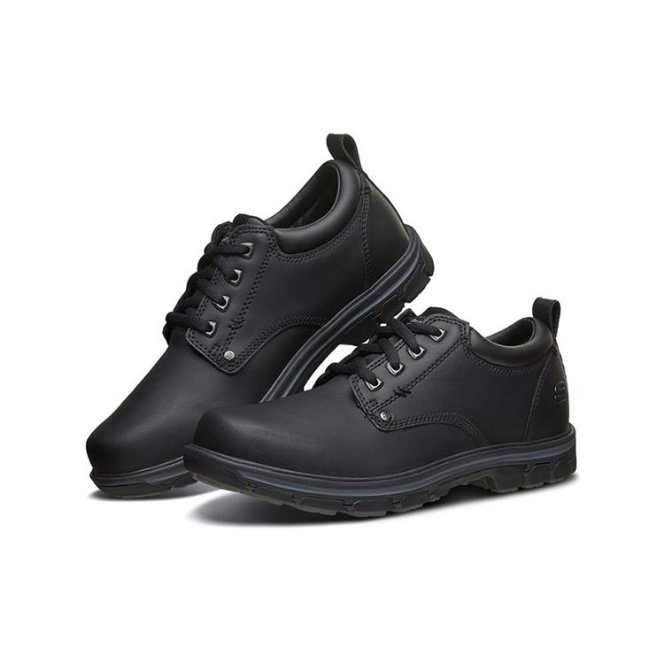 Skechers Segment Business Casual Schoenen Herenschoenen Zwart 64260-BLK