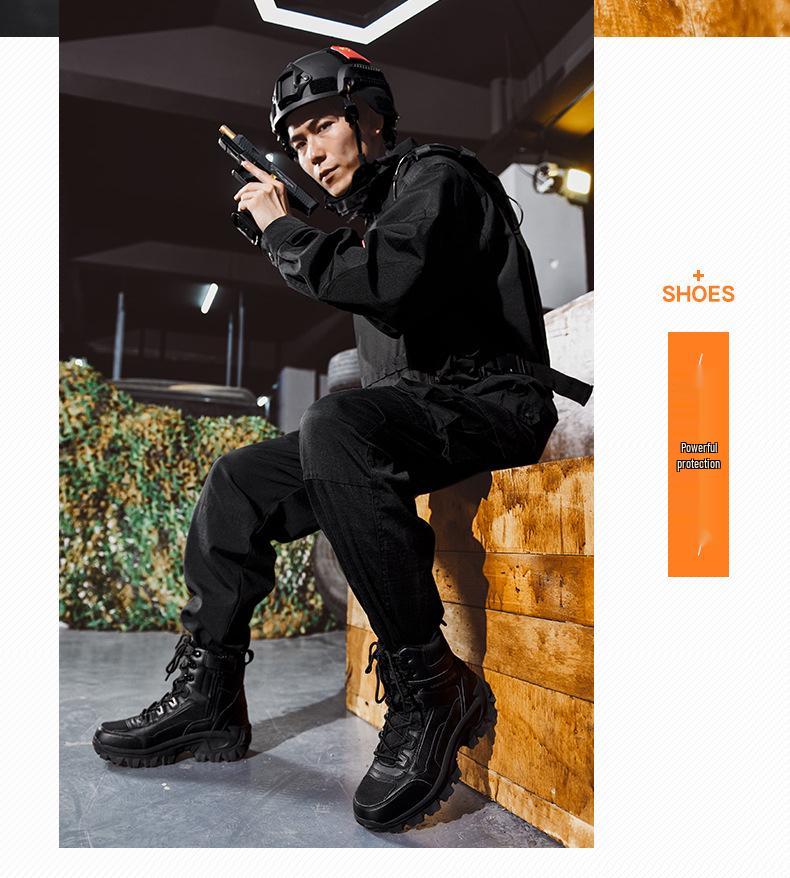 2026 Men's High-Top Tactical Combat Boots for Outdoor, Hiking, Mountaineering, and Desert Adventures