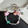 Summer Flower Cartoon Phone Strap With Pvc Beads And Cute Pendant For Girls And Teens