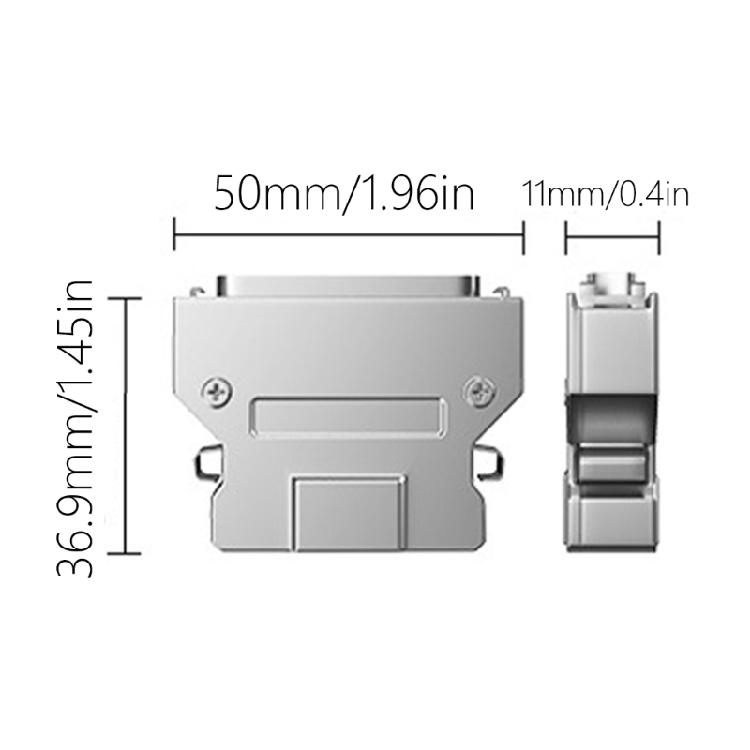 Universal SCSI Solder Female Connectors CN14P to 68P, Sturdy Metal Enclosure Enhances Durability