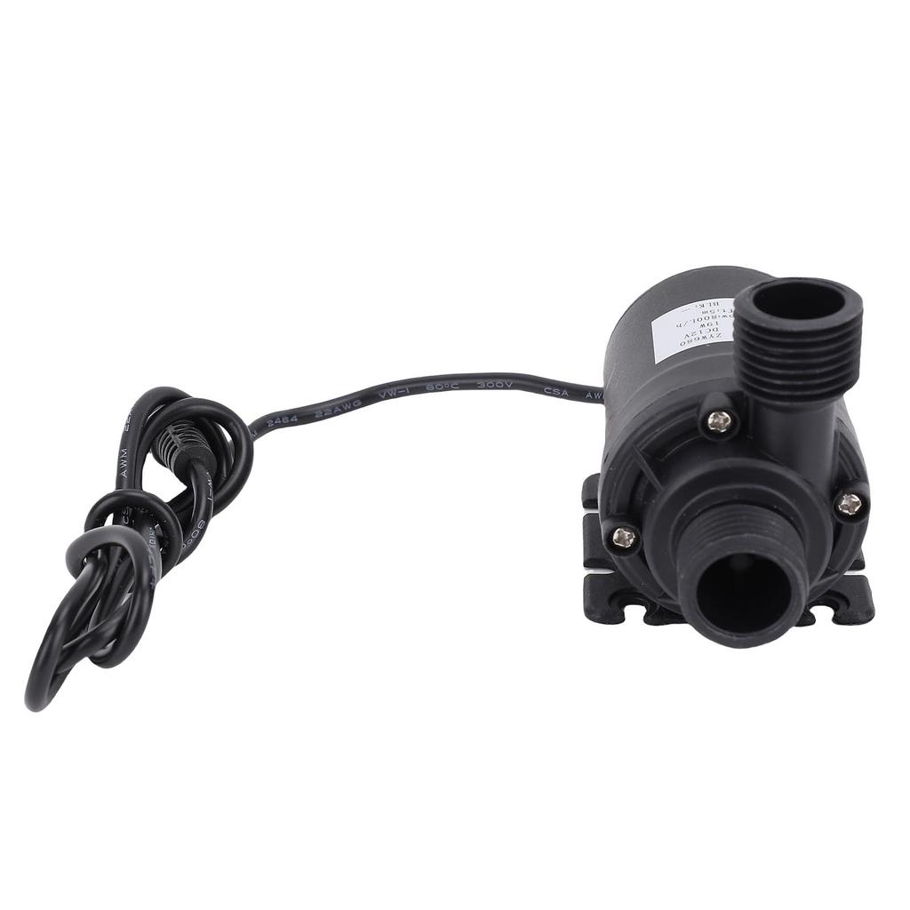 DC 12V Water Pump Brushless Motor High Pressure Quiet Pump for Solar Circulation System Pool RV Yacht Boat 800L H 5m