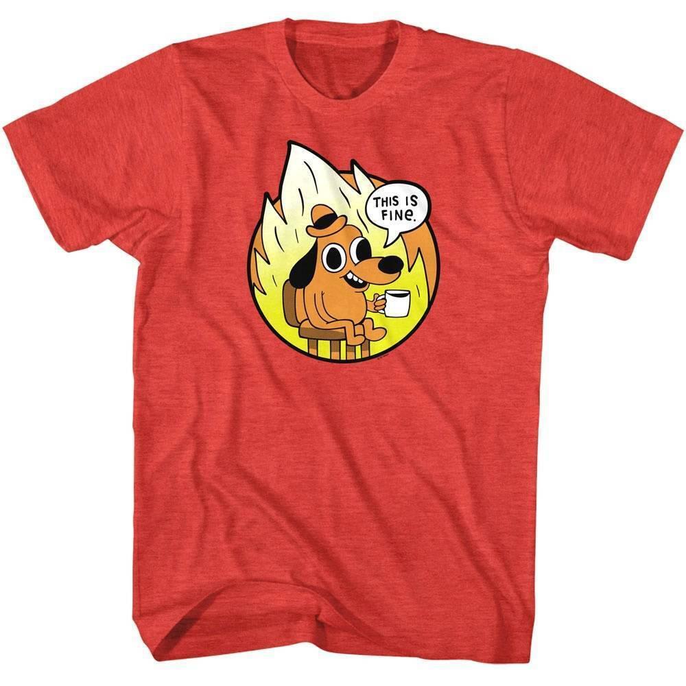 This is Fine Fireball Men T Shirt L