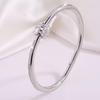 Starry Sky Silver Titanium Steel Bracelet for Women - High-End, Versatile, Full Diamond, Non-Fading Fashion Accessory