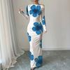 Women's Long Sleeve Maxi Dress Slim Fit Elegant for Evening Parties