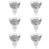 6 Pack Low Voltage MR16 LED Bulbs 12V 3W LED Spot Light Bulbs Aluminum Warm White 3000K LED Light Bulbs Home