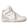 Off-White Out Of Office Leather Minimalist Versatile Casual High-Top Sneakers Men Sneakers White Gray OMIA259F23LEA0050106