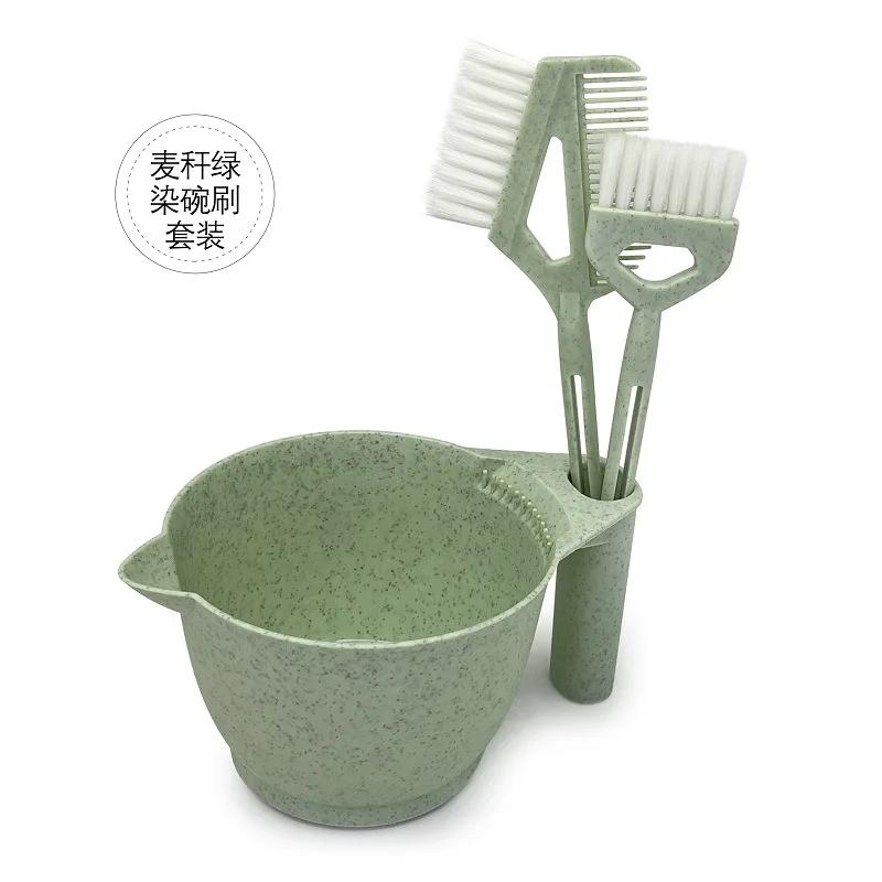 

Salon Barber Coloring Mixer Bowl Professional Hairdressing Dyeing Hair Bowls Barbershop Dyeing Mixing Tools Accessories Supply зелений