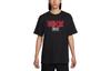 Nike T Shirts Men's Black Crew Neck Moderate Straight Fit FJ1144-010