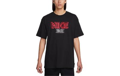 T Shirts Men's Black Crew Neck Moderate Straight Fit FJ1144-010