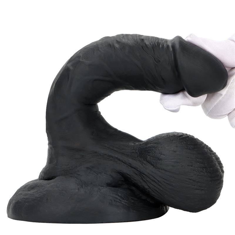 Female Masturbation Device Mixed Color Simulation Big Sucker Dildo Fake Penis Backyard Anal Plug Expansion Anus