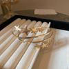 Line Weave Opening Cuff Bracelets Zinc Zinc Alloy Circle Upper Arm Bracelet  Arm Accessories