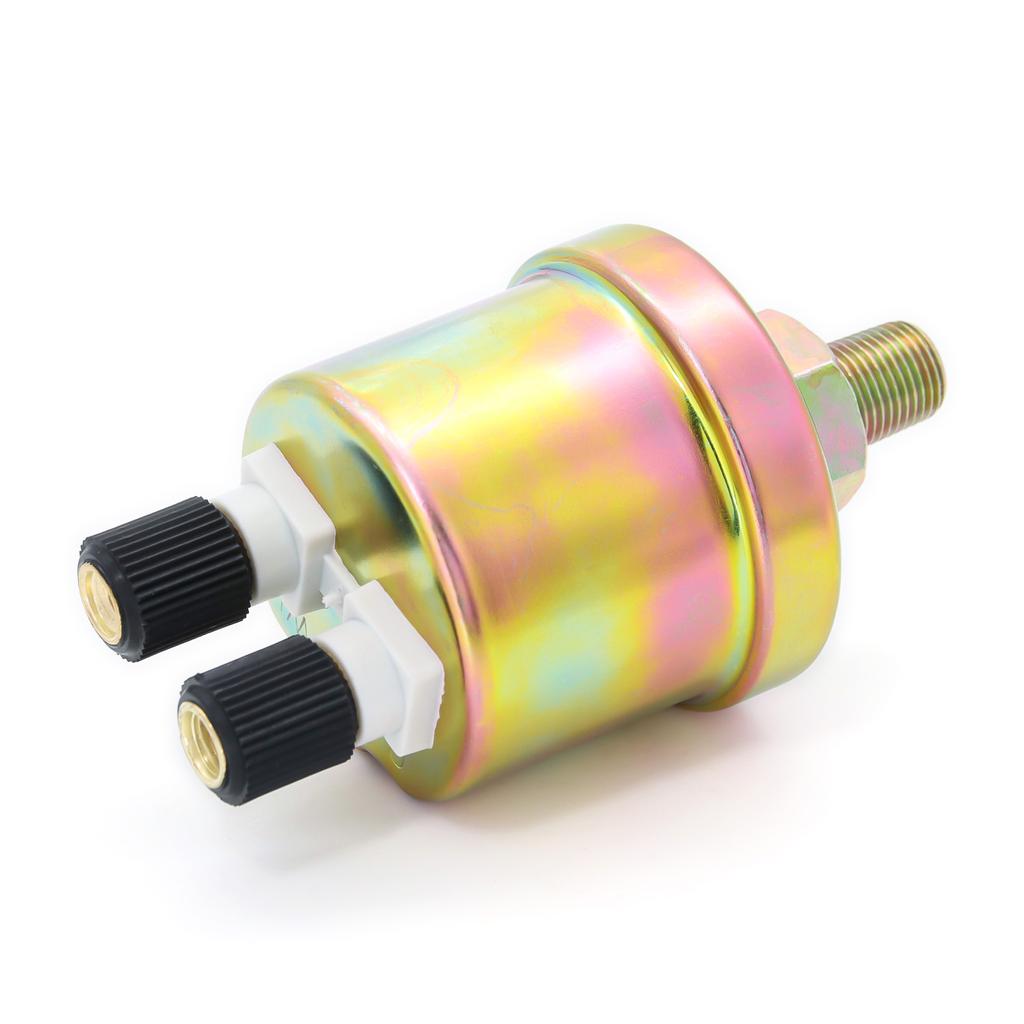 HD Engine Oil Pressure Sensor Gauge Sender Switch Sending Unit 1/8 NPT 81x44mm Car Pressure Sensors 10mm Press Sensor Gold Color