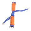Replacement Wristband Elastic Band Knitting Twisted Knot Nylon Smart Bracelet Strap for Mi Band 8 Royalblue Orange