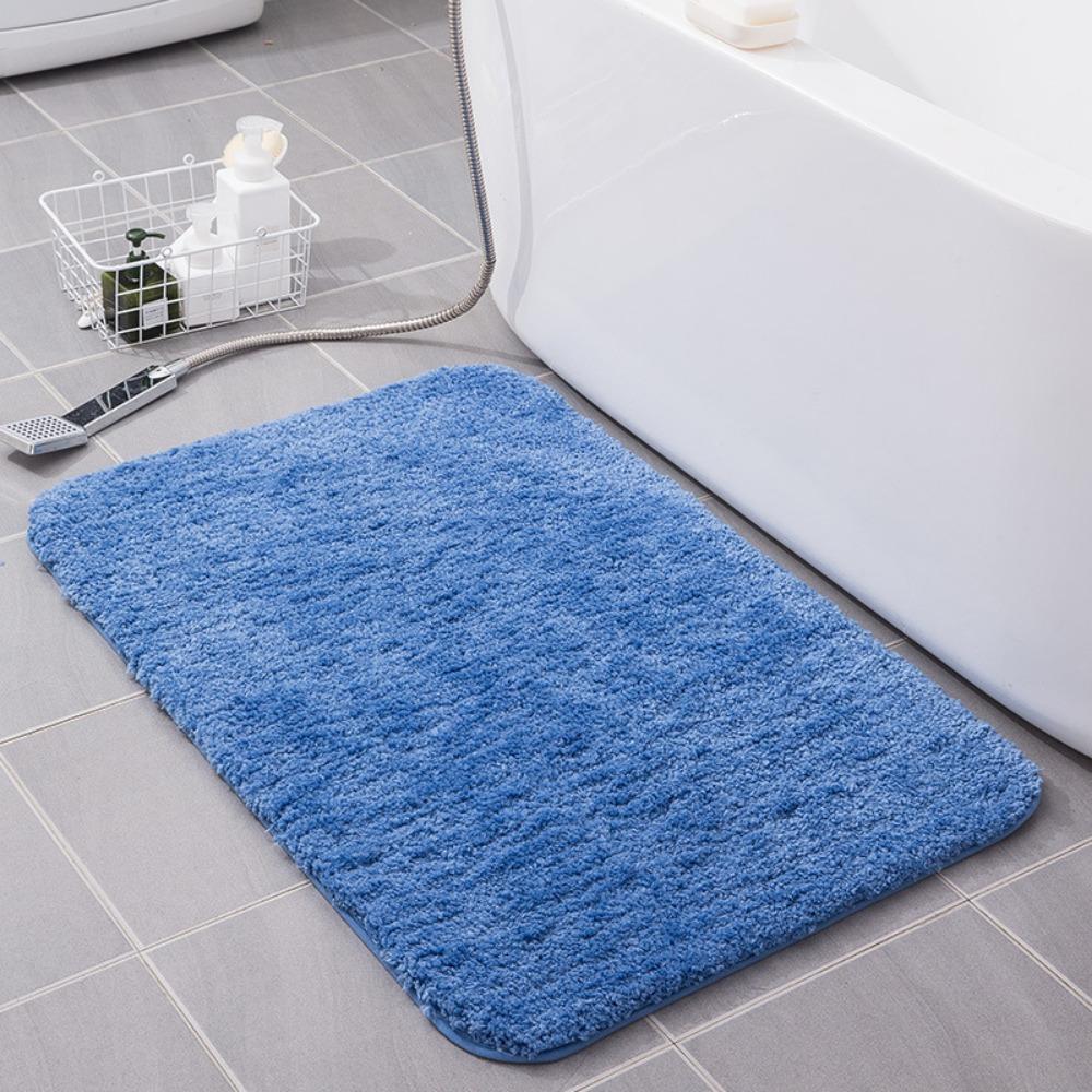 Thickened Velvet Carpet Kitchen Bathroom Absorbent Non-slip Mat