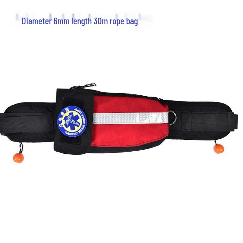 Светящаяся сумка на пояс для спасательной веревки