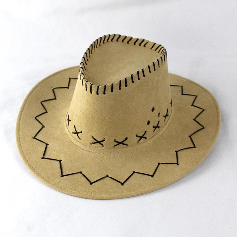 Men's and Women's Wide Brim Denim Western Sun Hat