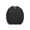 Skechers Letter Logo Embroidered Fleece Crewneck Sweatshirt Unisex sweatshirt Carbon-Black L121U177-0018