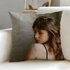 popular singer Clairo Cushion Cover Soft & Easy-Wash Pillow Case – Versatile for Couch, Bed, Travel and Office