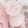 Ball Tulle Flower For Children Room Crib Tent Ornament